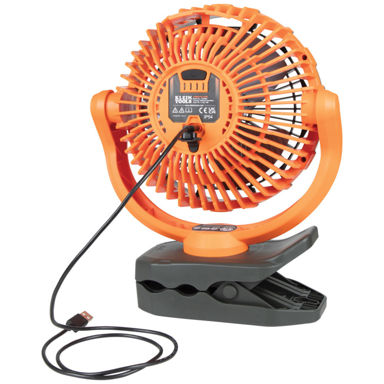 Klein Tools Rechargeable Clamping Fan - Image 4