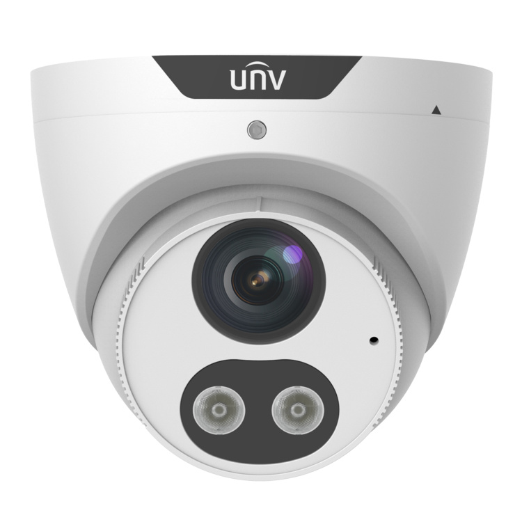 Uniview 8mp HD Intelligent Light and Audible Warning 2.8mm Fixed Turret Tri-Guard - Image 2
