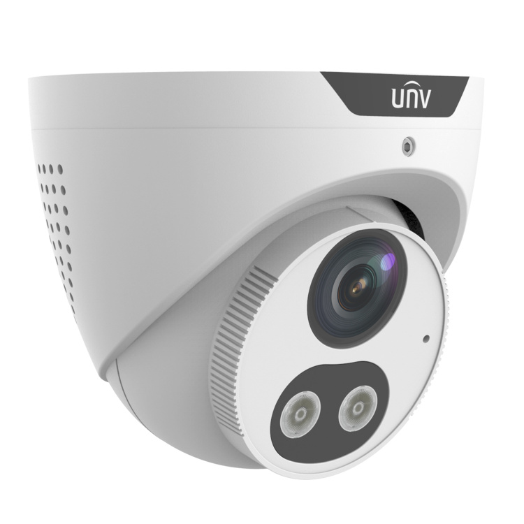 Uniview 8mp HD Intelligent Light and Audible Warning 2.8mm Fixed Turret Tri-Guard - Image 3
