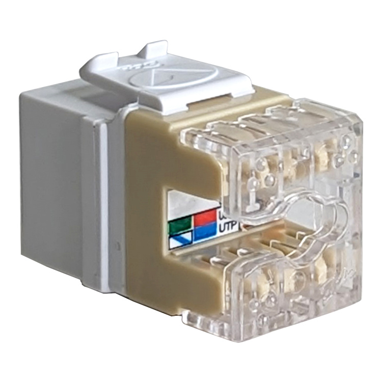 ICC RJ11 HD Style Voice Keystone Jack | White - Image 2