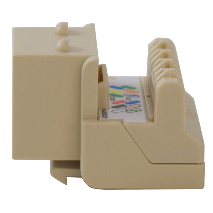 ICC RJ11 EZ Style Voice Keystone Jack | Ivory - Image 4