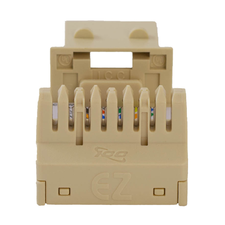 ICC RJ11 EZ Style Voice Keystone Jack | Ivory - Image 5