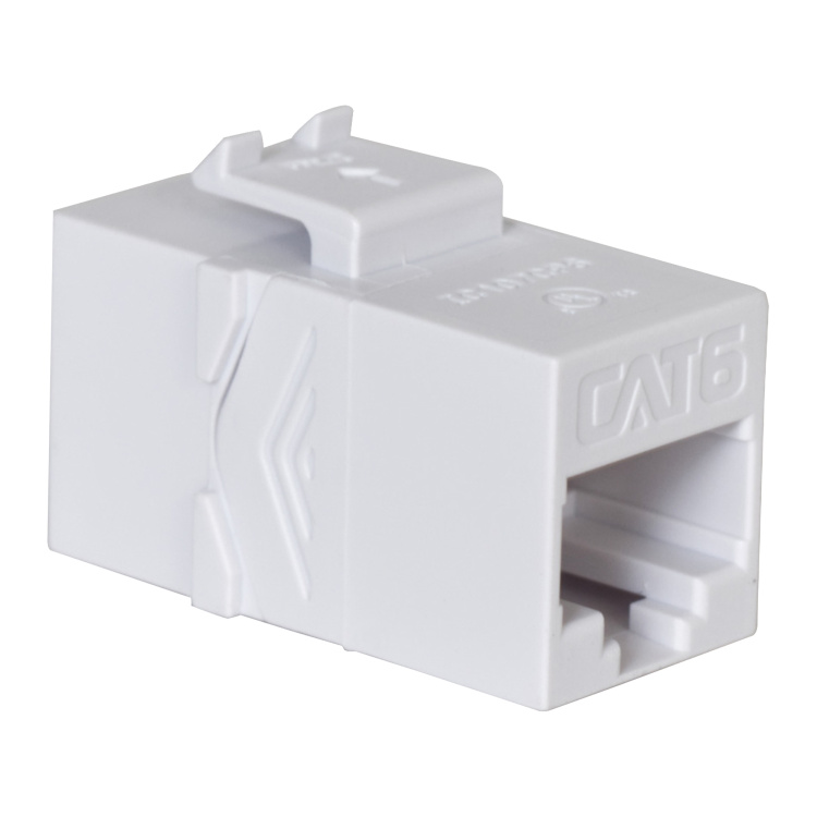 ICC Cat6 Keystone Inline Coupler | White - Image 2