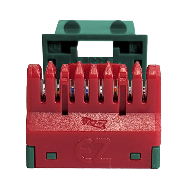 ICC Cat6 EZ Style Keystone Jack Contractor Pack | Green - Image 2