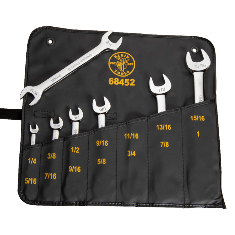 Klein Tools Open-End Wrench Set, 7pc - Image 2