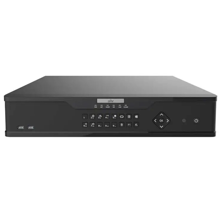 Uniview 64 Channel NVR, 8 SATA Interface, 2U, H.265/4k, Dual Network Interface No PoE NVR - Image 2