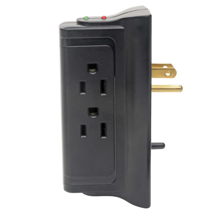 Tripp Lite 4 Outlet Surge Protector Wallmount Direct Plug 120v 720 Joules - Image 4