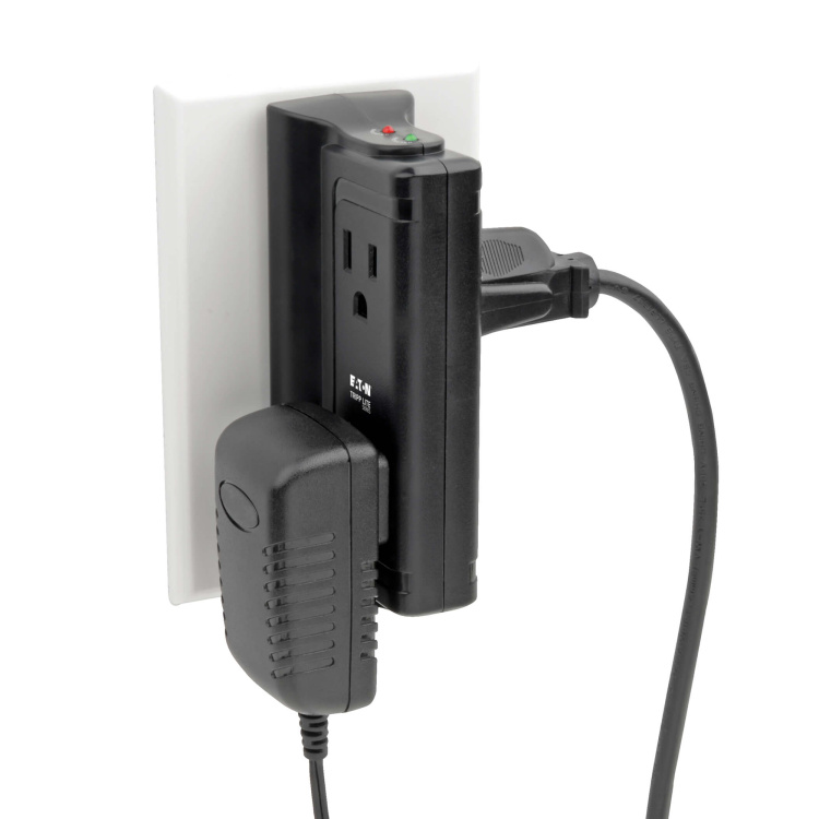 Tripp Lite 4 Outlet Surge Protector Wallmount Direct Plug 120v 720 Joules - Image 2