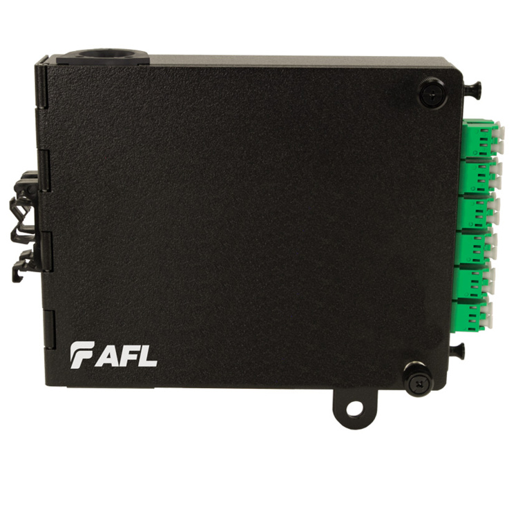 AFL Low-Profile Single Panel Wall Mount Fiber Enclosure | Blank - Image 2
