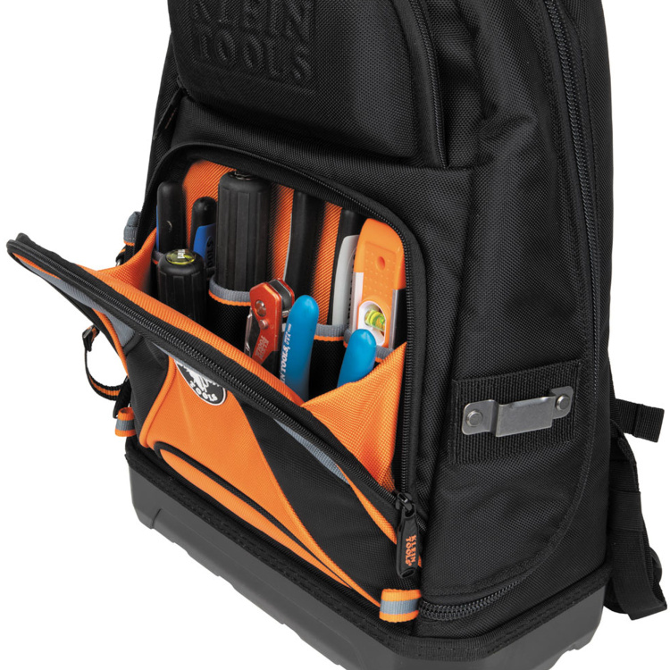 Klein Tools Tradesman Pro Tool Bag Backpack 39 Pockets 14" Black - Image 3