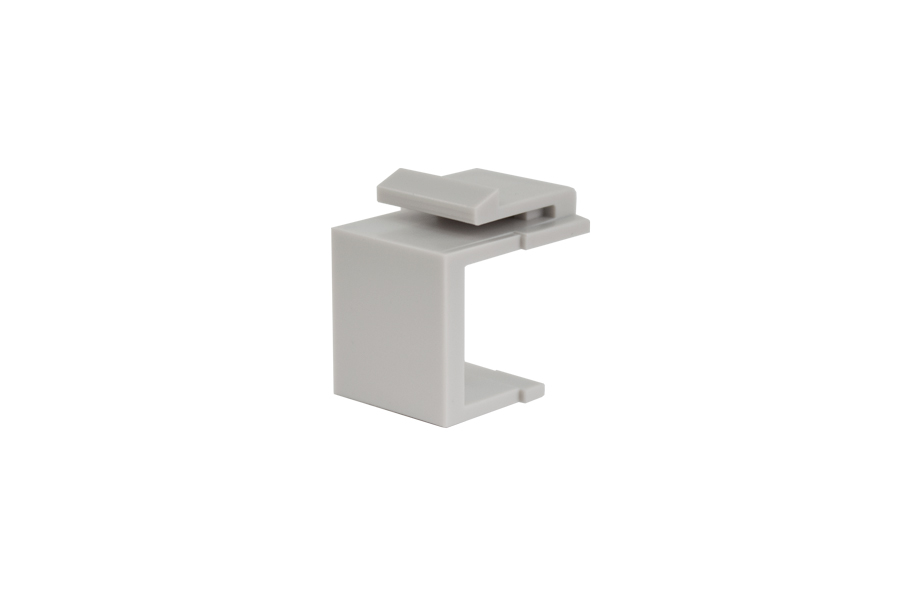 Blank Keystone Insert Gray – Cable & Connections