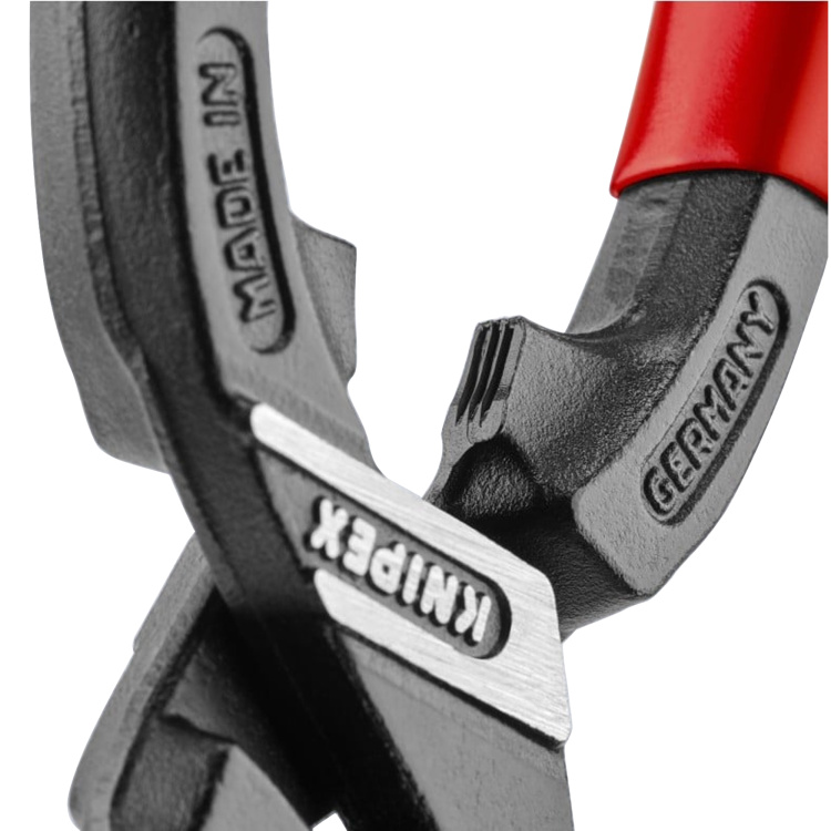 Knipex Tools 8" Cobolt High Leverage Compact Bolt Cutters with Notched Blade - Image 4