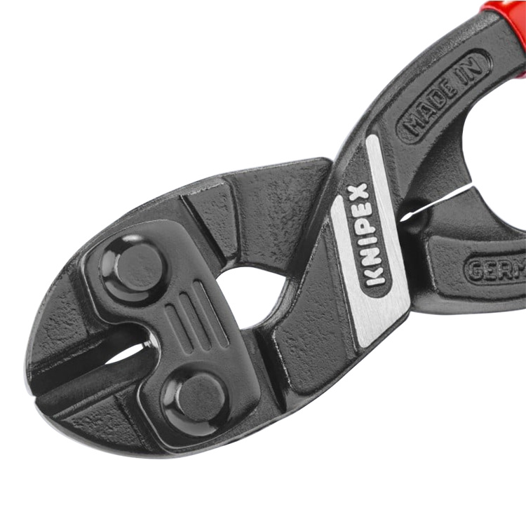 Knipex Tools 8" Cobolt High Leverage Compact Bolt Cutters with Notched Blade - Image 5