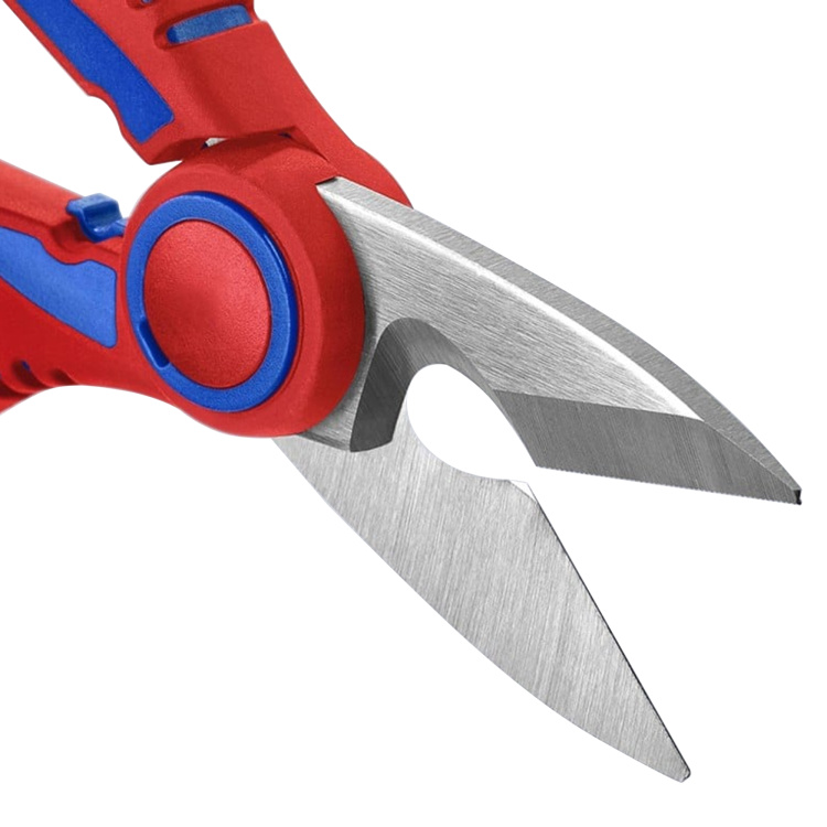 Knipex Tools 6.25" Electrician's Shears with Ferrule Crimp - Image 4