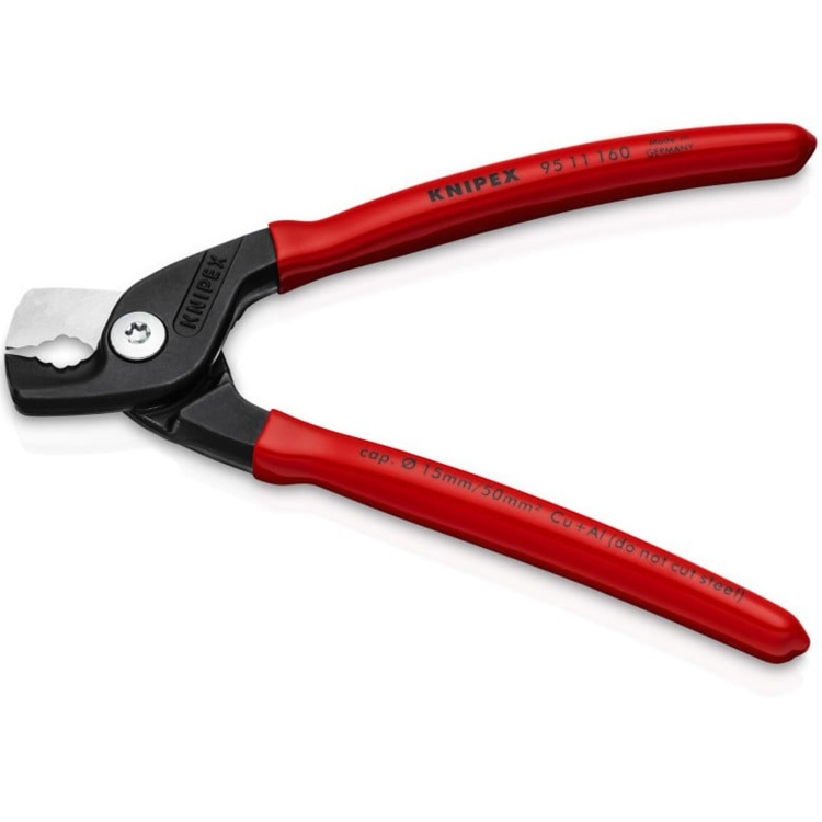 Knipex Tools 6.25" Stepcut Cable Shears - Image 3