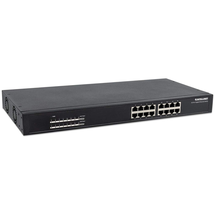 Intellinet 16-Port Gigabit Ethernet PoE+ Switch - Image 2