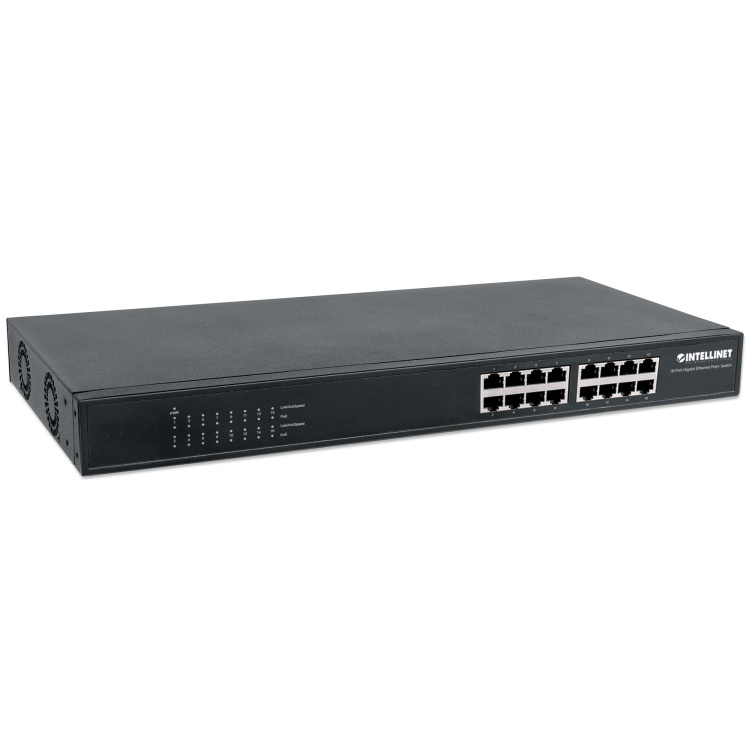 Intellinet 16-Port Gigabit Ethernet PoE+ Switch - Image 7