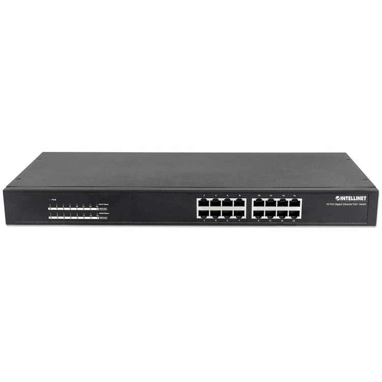 Intellinet 16-Port Gigabit Ethernet PoE+ Switch - Image 3