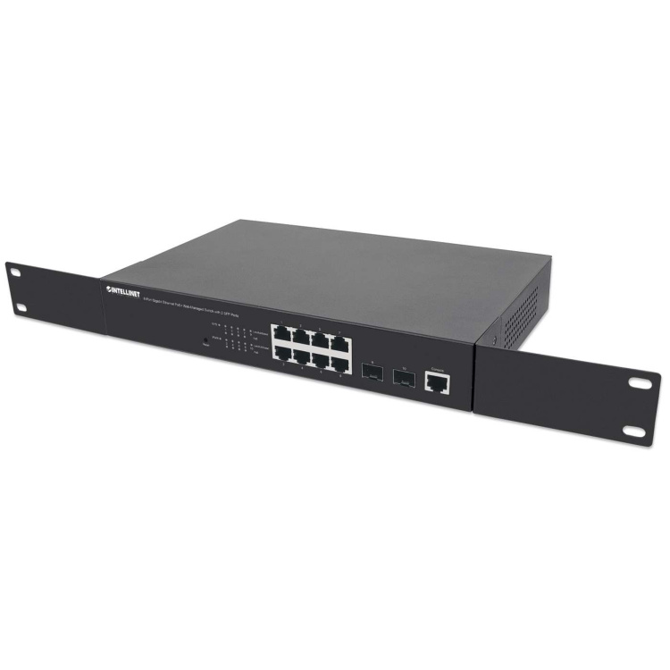 Intellinet 8-Port Gigabit PoE+ Web-Managed Switch with 2 SFP Ports - Image 7