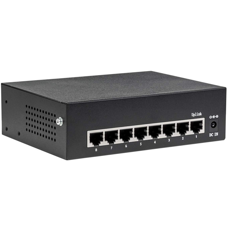 Intellinet 8 Port Gigabit Ethernet PoE+ Switch - Image 5