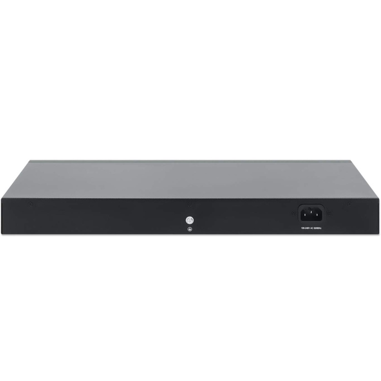 Intellinet 24-Port Gigabit PoE+ Switch with 2 SFP Ports - Image 4