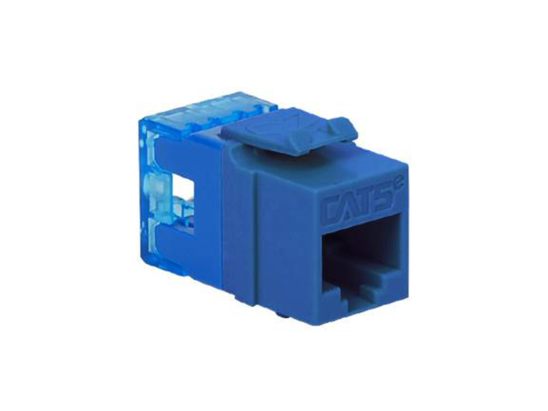 ICC Cat5e HD Keystone Jack (Blue) – Cable & Connections