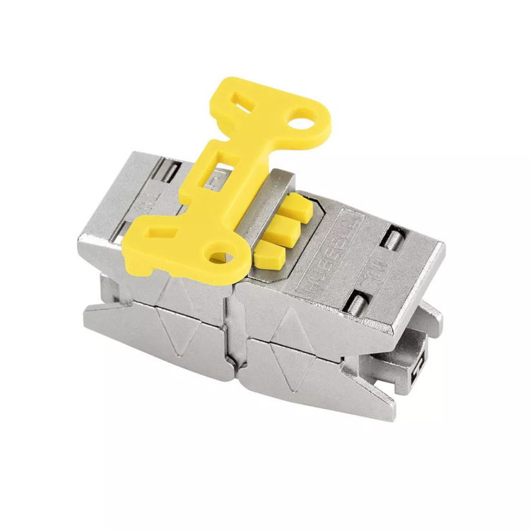 Hubbell Premise Cobra-Lock Cat6a Shielded Coupler - Image 2