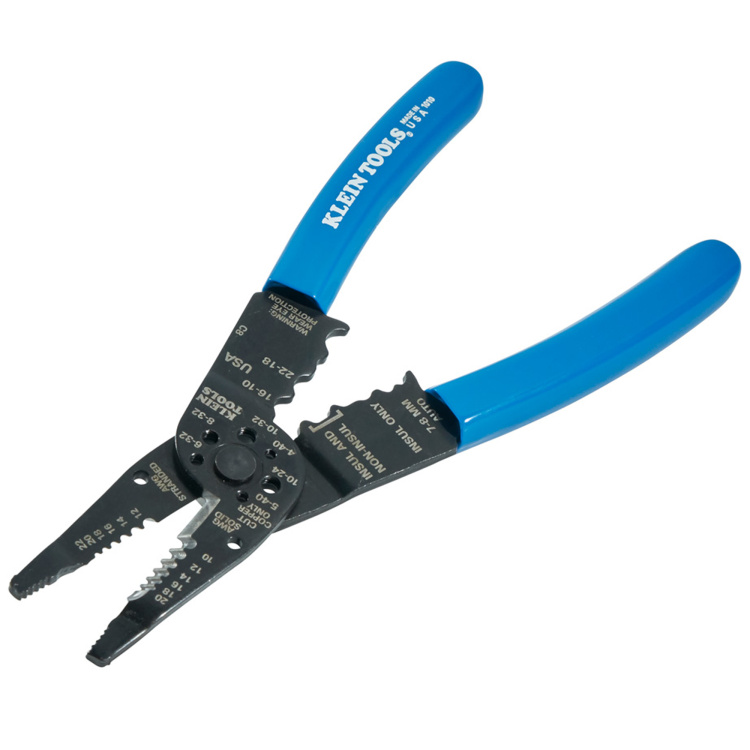 Klein Tools Long Nose Multi Tool Wire Stripper, Wire Cutters, Crimping Tool - Image 3