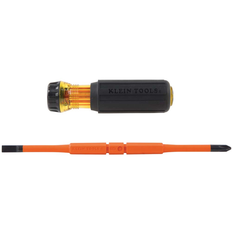 Klein Tools 8 In 1 Insulated Interchangeable Screwdriver Set - Image 4