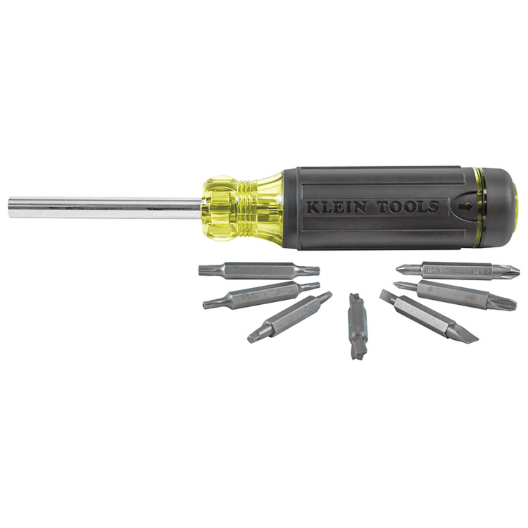 Klein Tools 15 Piece Multi-Bit Screw Driver with Storage - Image 5
