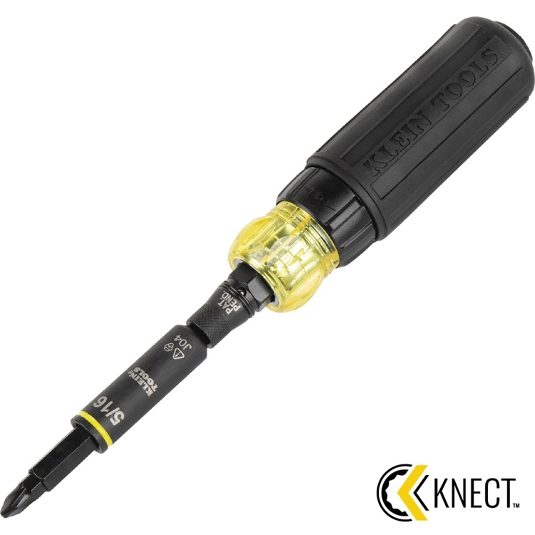 Klein Tools 11 In 1 Ratcheting Impact Rated Screwdriver Nut Driver - Image 2