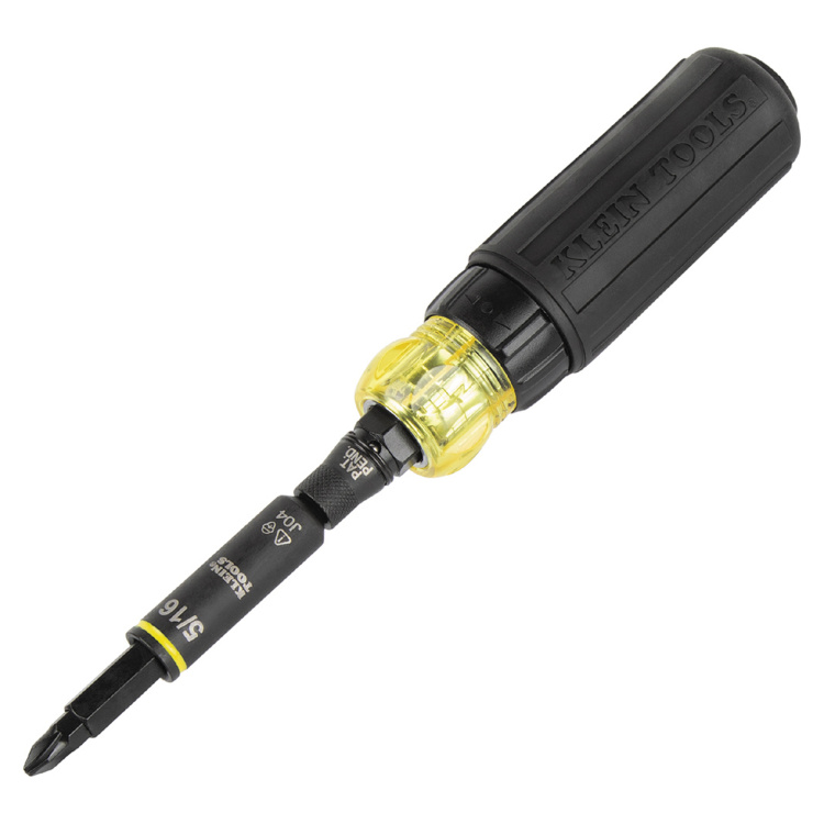 Klein Tools 11-in-1 Ratcheting Impact Rated Screwdriver Nut Driver - Image 3