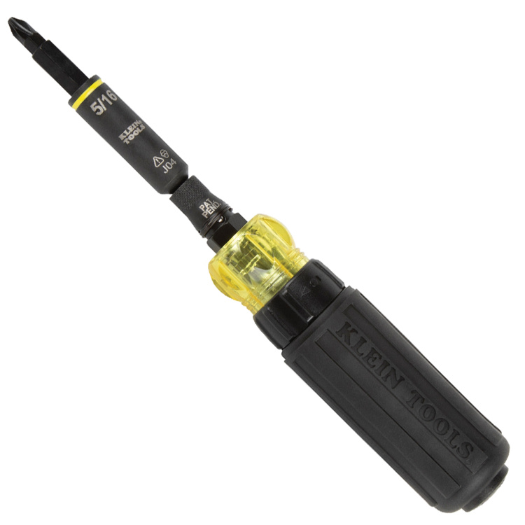 Klein Tools 11 In 1 Ratcheting Impact Rated Screwdriver Nut Driver - Image 5