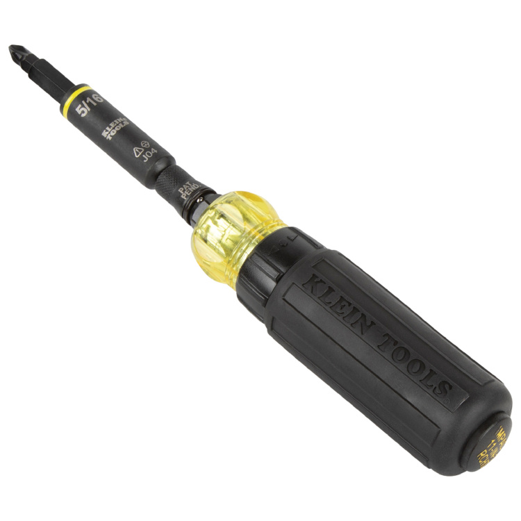 Klein Tools 11-in-1 Ratcheting Impact Rated Screwdriver Nut Driver - Image 6