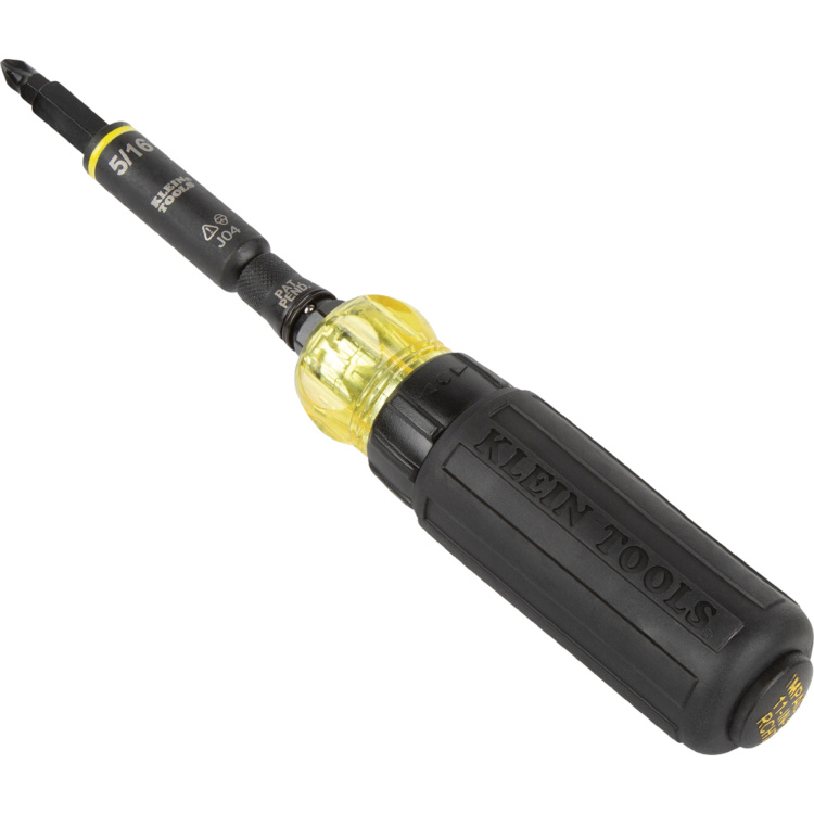 Klein Tools 11 In 1 Ratcheting Impact Rated Screwdriver Nut Driver - Image 8