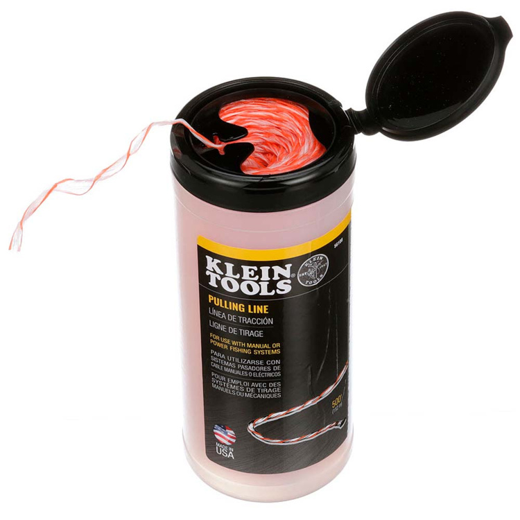 Klein Tools Poly Pull Line with Orange Tracer | 500 Feet - Image 2