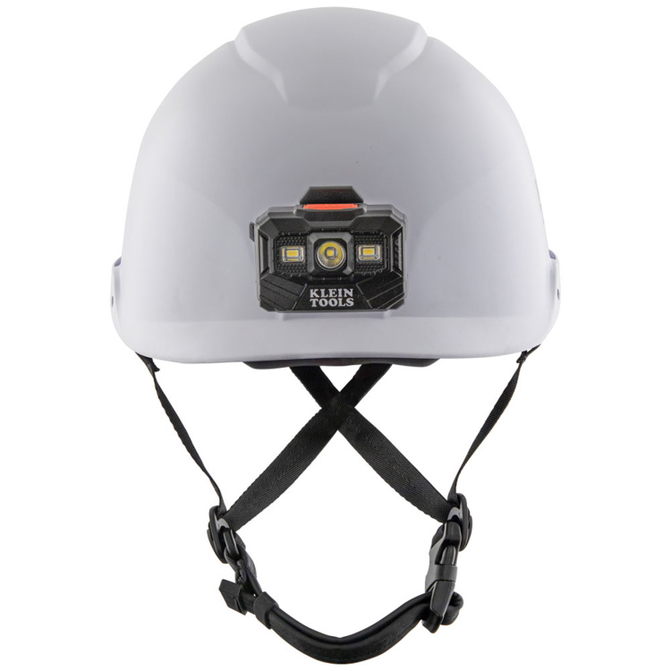 Klein Tools Safety Helmet, Class E, with Rechargable Headlamp |  White - Image 4