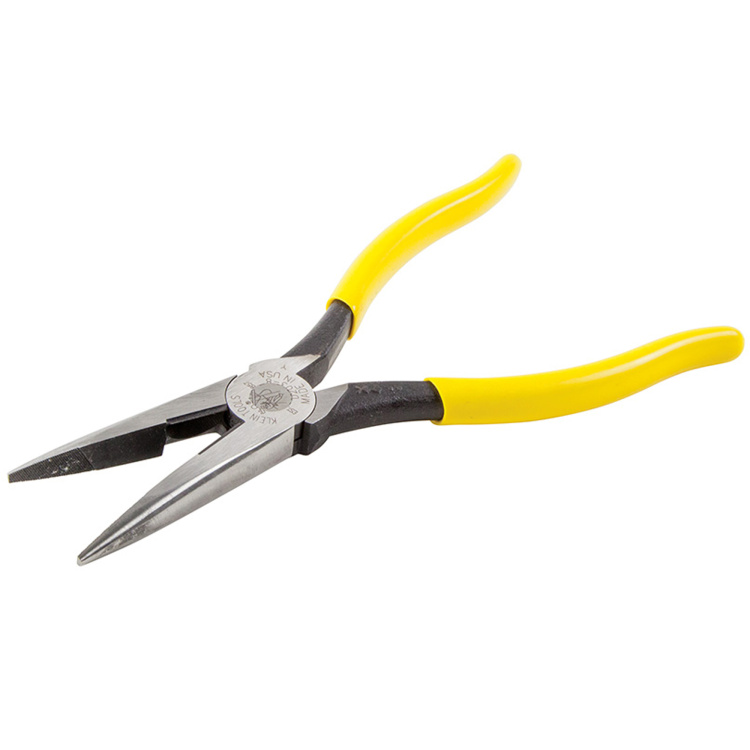 Klein Tools 8" Pliers, Needle Nose Side Cutters - Image 2