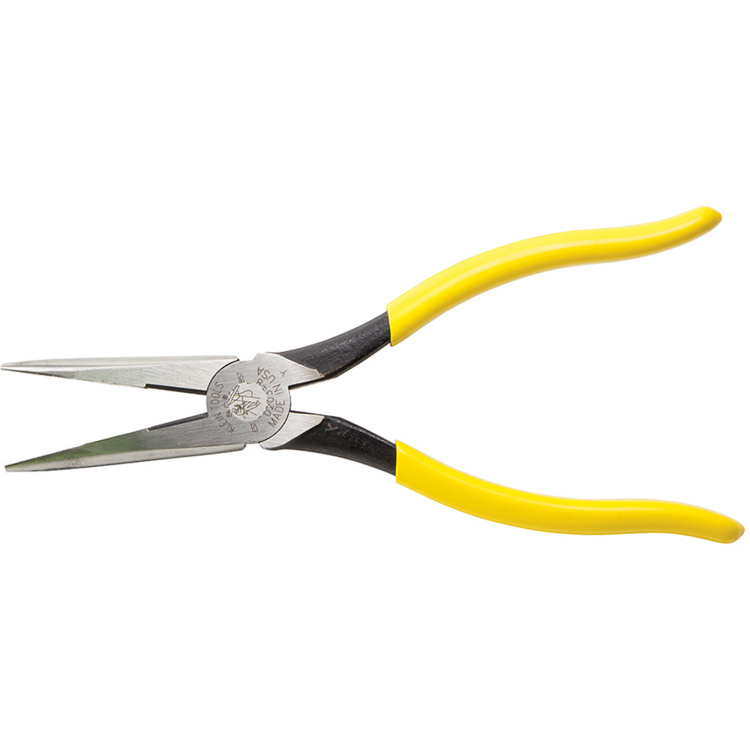 Klein Tools 8" Pliers, Needle Nose Side Cutters - Image 4