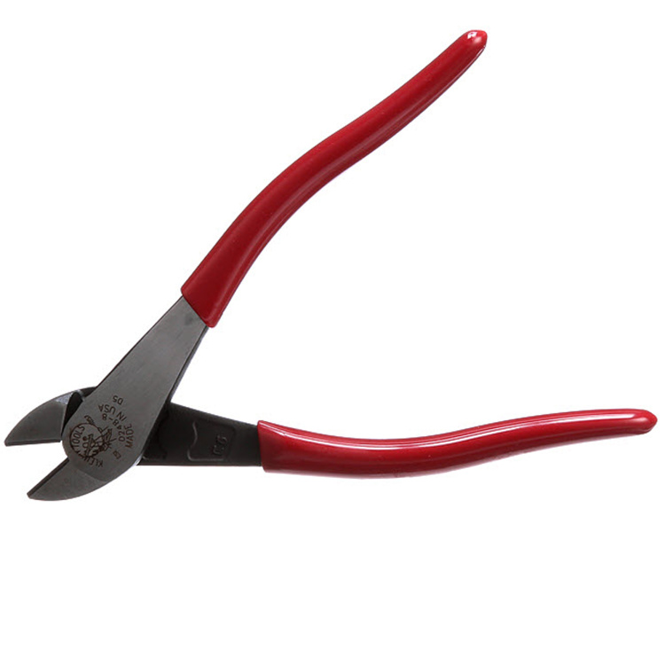 Klein Tools 8" Diagonal Cutting Pliers, Angled Head, Short Jaw - Image 6