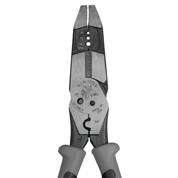 Klein Tools Hybrid Pliers with Crimper and Wire Stripper - Image 3