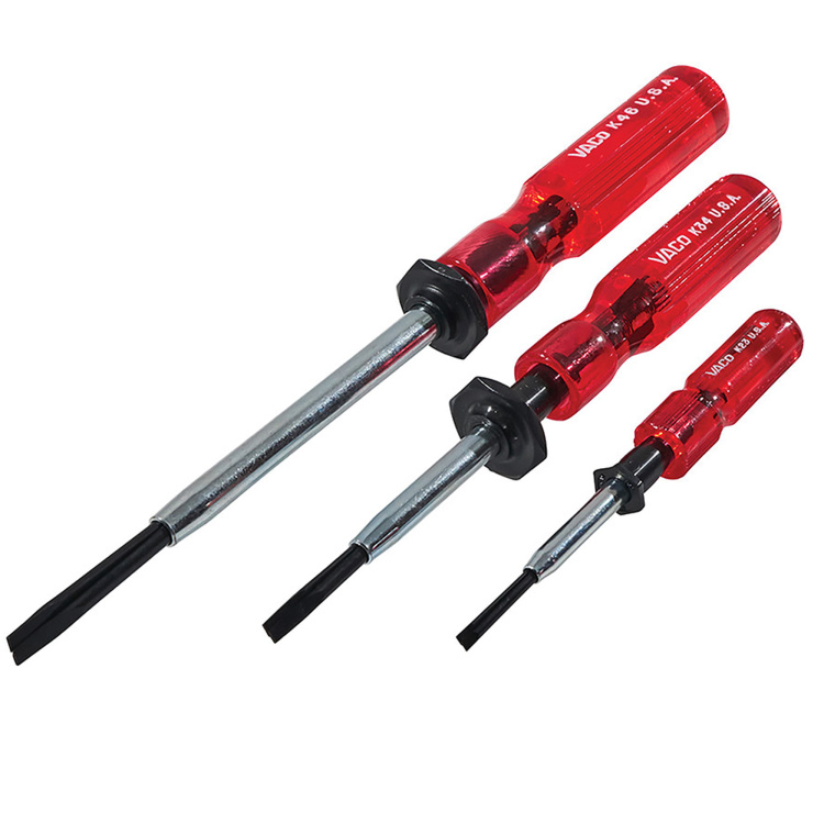 Klein Tools Screwdriver Set, Slotted Screw Holding | 3 Piece Set - Image 3