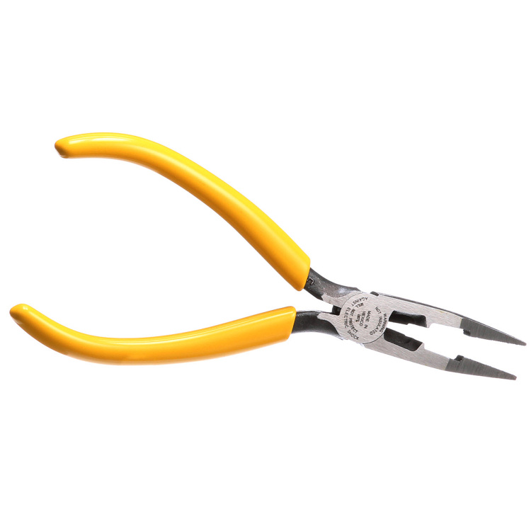 Klein Tools 7" Pliers Connector Crimping Needle Nose - Image 2