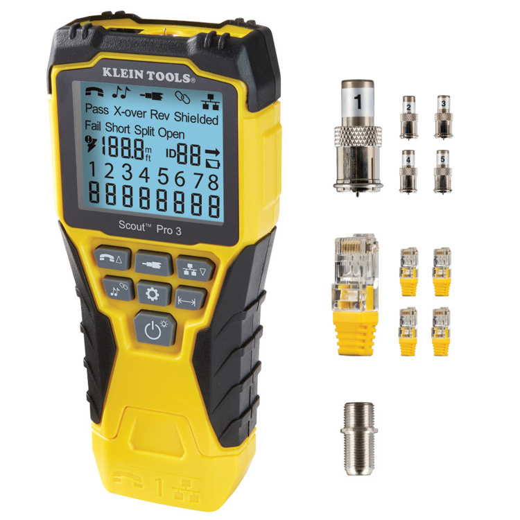 Klein Tools LANScout Pro Cable Tester Kit (Voice, Data & Coax) - Image 3