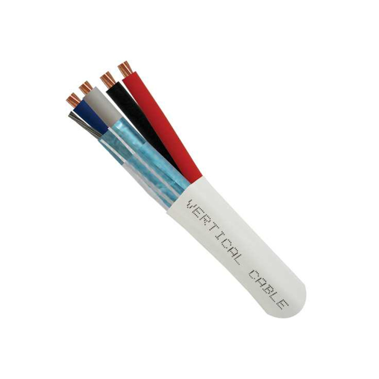 Vertical Cable 22AWG/2 Shielded + 16AWG/2 Lighting Control Cable | White