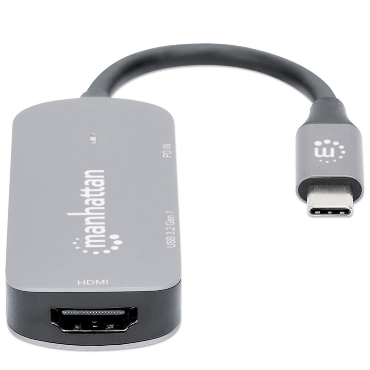 Manhattan USB-C to HDMI 3-in 1 Docking Converter with Power Delivery - Image 4