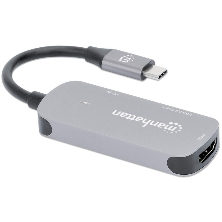 Manhattan USB-C to HDMI 3-in 1 Docking Converter with Power Delivery - Image 2