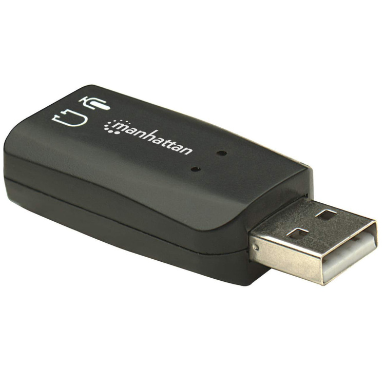 Manhattan USB Audio Adapter 3D Sound with Mic and Headset - Image 6