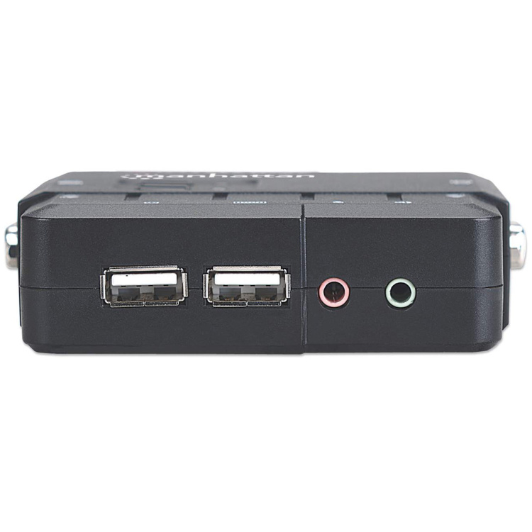 Manhattan 2 Port KVM Switch with Audio - Image 3