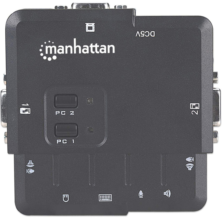 Manhattan 2 Port KVM Switch with Audio - Image 6